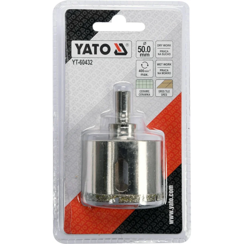 Wiertło  do Gresu  50mm  Yato